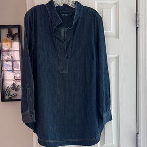 Ralph Lauren Denim Jean Tunic Shirt